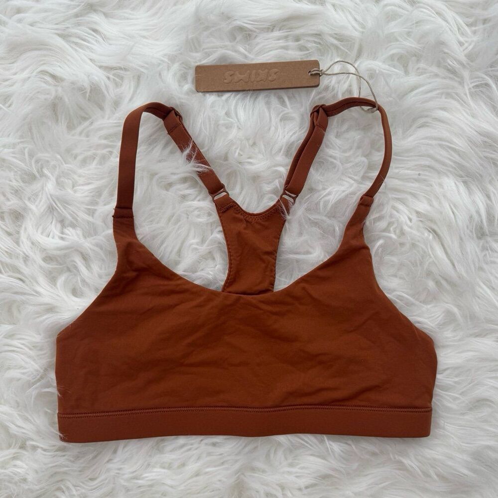 Skims Fits Everybody Racerback Bralette Bronze Size XXS BR-SCN-1712